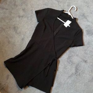 Black skort romper